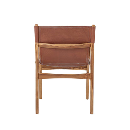 Bloomingville Ollie Loungesessel, Braun, Leder