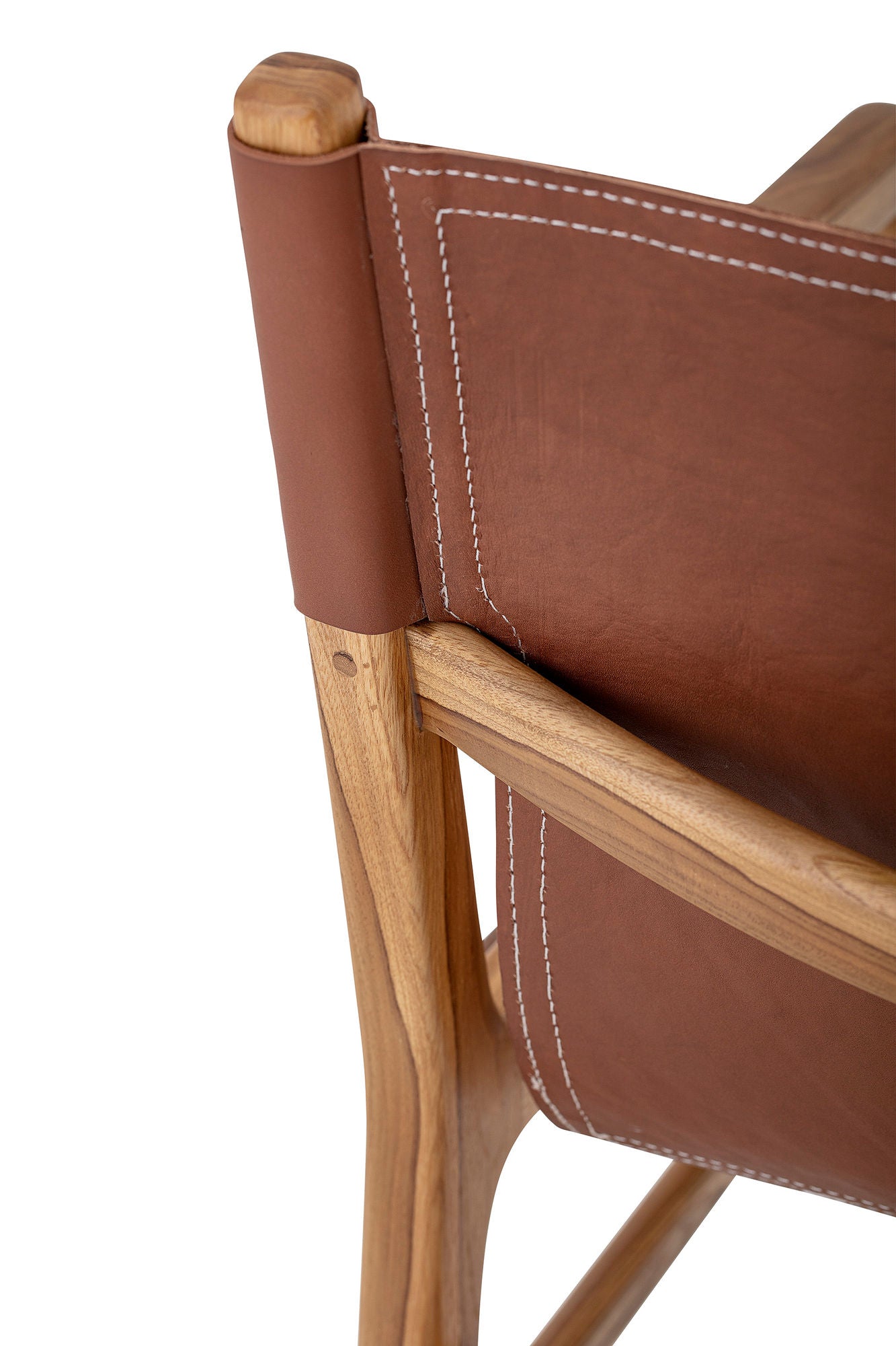 Bloomingville Ollie Loungesessel, Braun, Leder