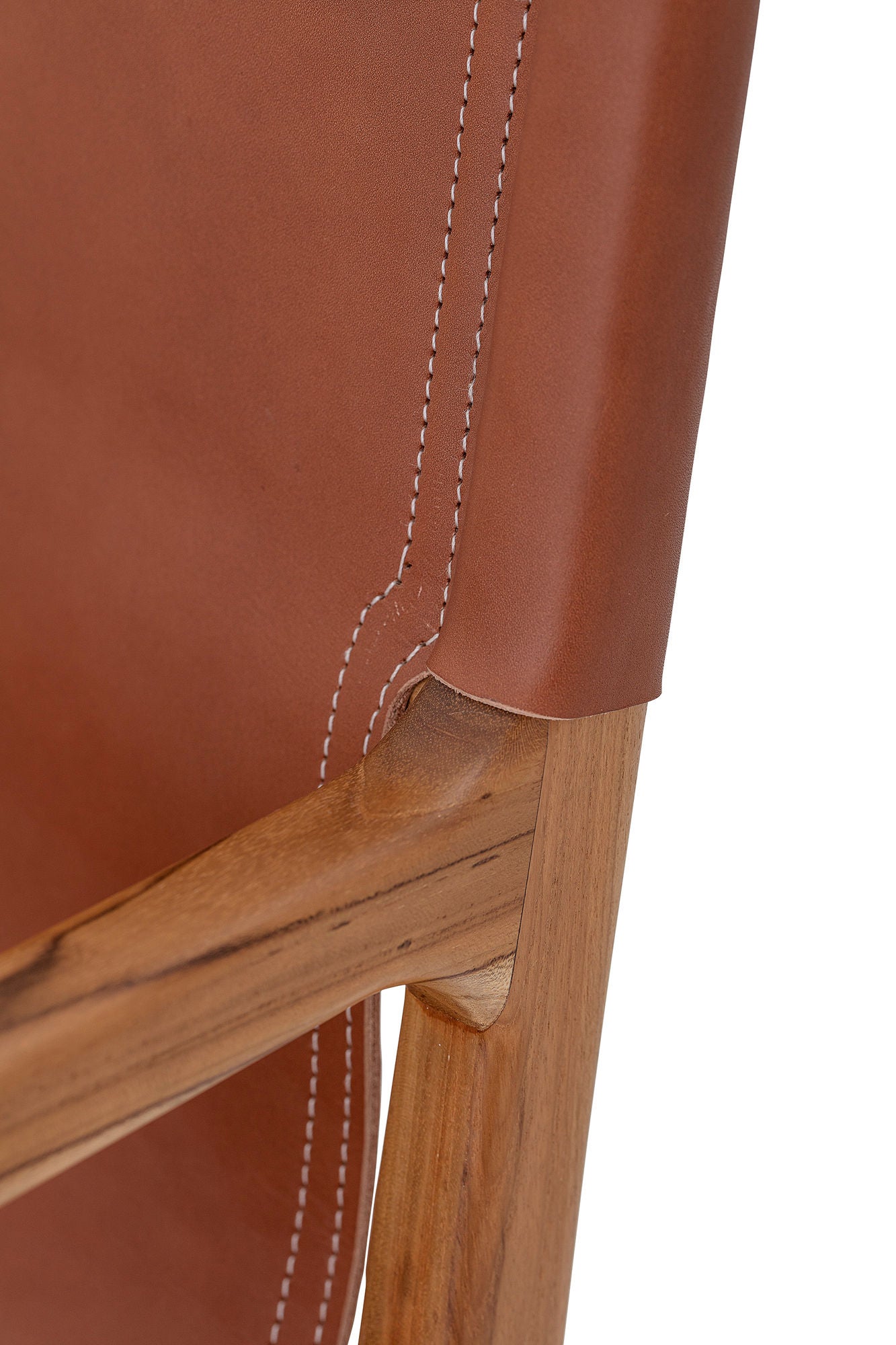 Bloomingville Ollie Loungesessel, Braun, Leder