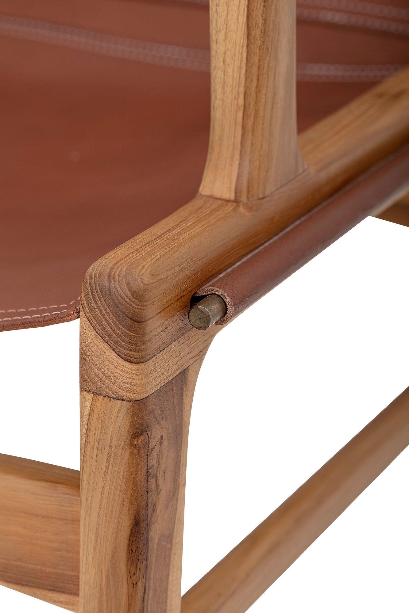 Bloomingville Ollie Loungesessel, Braun, Leder