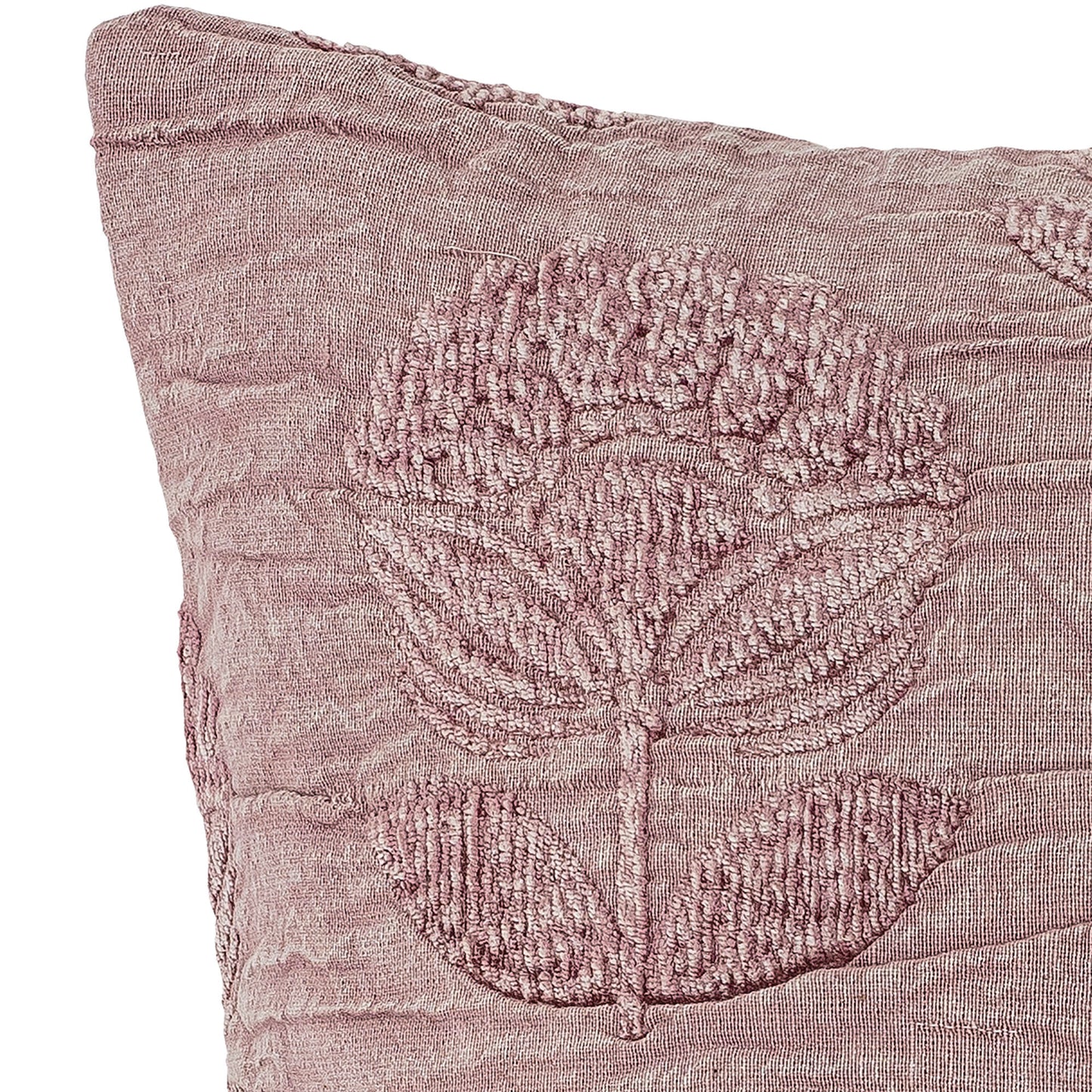 Bloomingville Sofia Kissen, Violett, Baumwolle