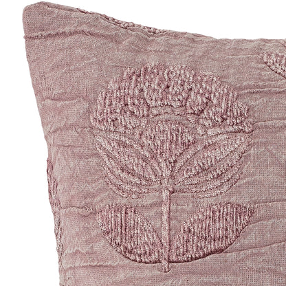 Bloomingville Sofia Kissen, Violett, Baumwolle