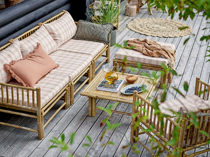 Bloomingville Korfu Modul-Pouf, Natur, Bambus