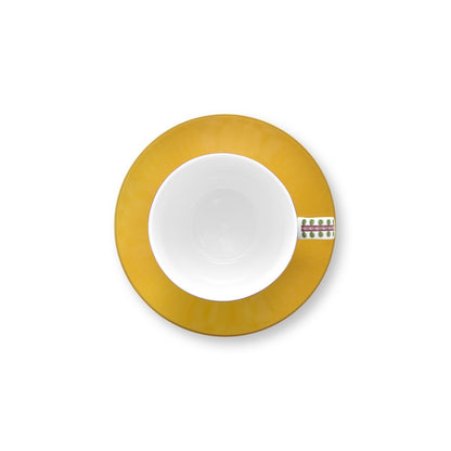 Pip Studio Tasse und Untertasse Lily&Lotus Tiles Yellow