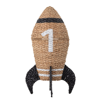 Bloomingville MINI Cosmina Korb mit Deckel, Natur, Seegras