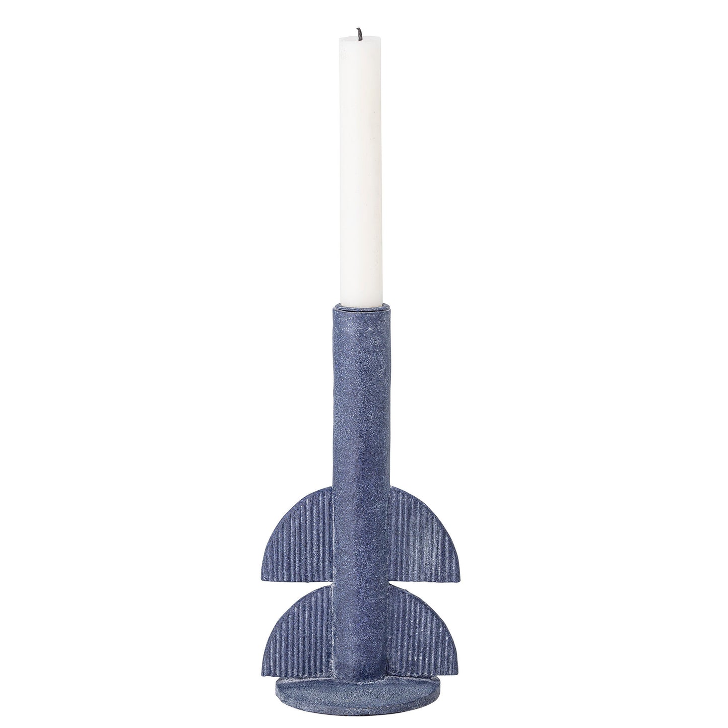 Bloomingville Bess Kerzenhalter, Blue, Polyresin
