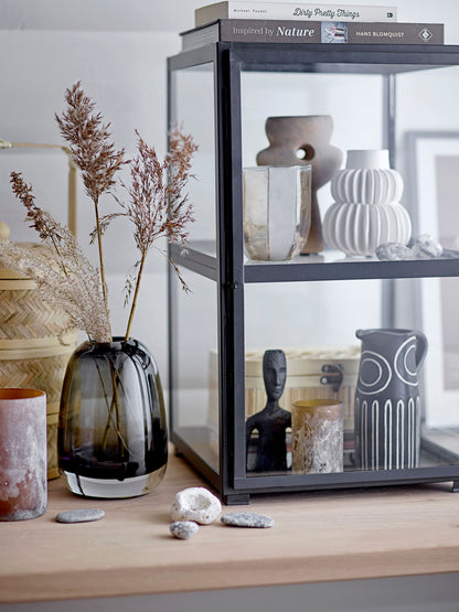 Bloomingville Halfdan Vase, Weiß, Steingut