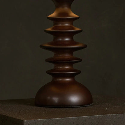 Bodhi Dunkelbraune Holzlampe