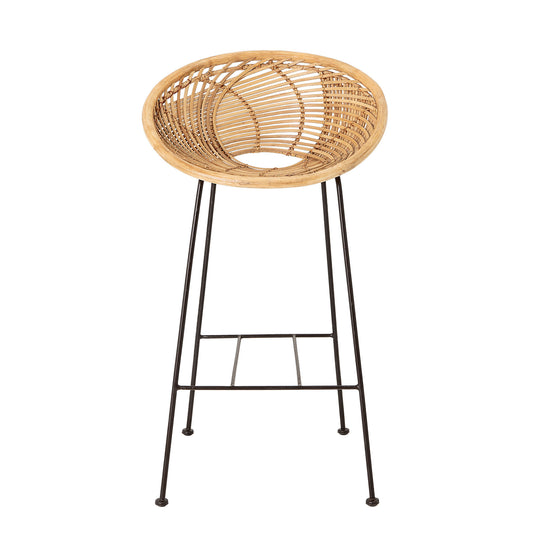 Bloomingville Yonne Barstuhl, Natur, Rattan