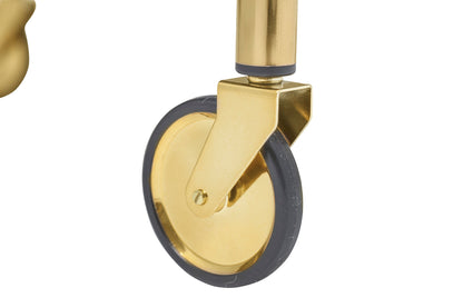 Bloomingville Fine Stehtisch, Gold, Glas