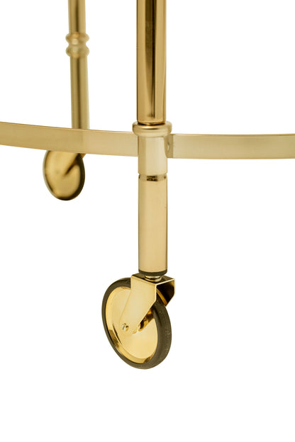 Bloomingville Fine Stehtisch, Gold, Glas