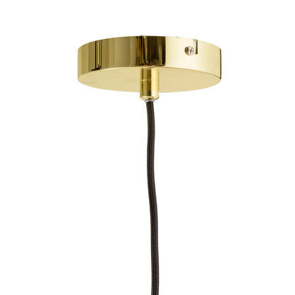 Bloomingville Caralina Hängeleuchte, Gold, Metall