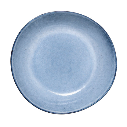 Bloomingville Sandrine Teller Tiefer, Blau, Steingut