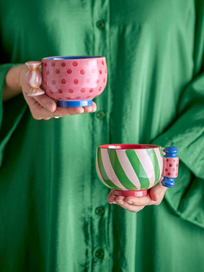 Bloomingville Caramella Tasse, Bunt, Steingut
