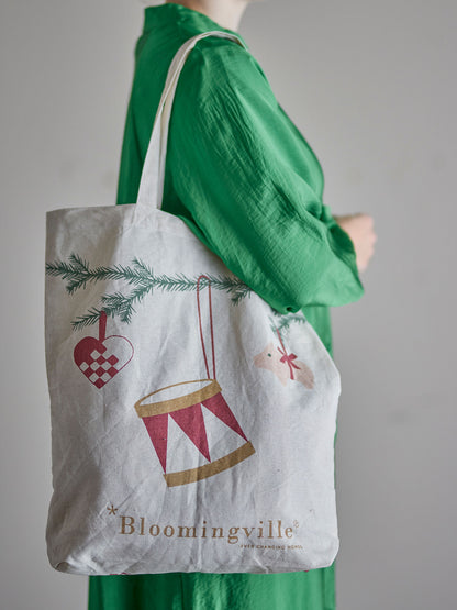 Bloomingville Yule Tragetasche, Natur, Baumwolle