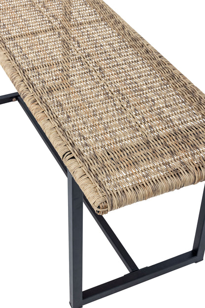 Bloomingville Adilly Bank, Natur, Polyrattan