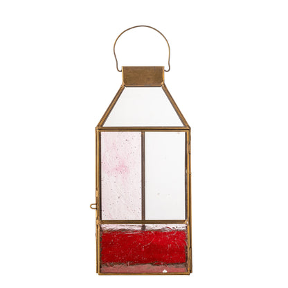 Bloomingville Drew Laterne, Rose, Glas
