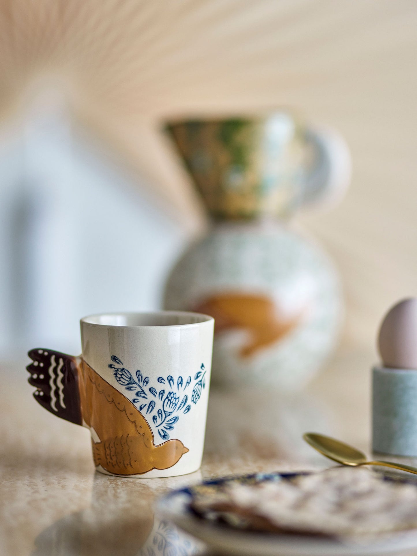 Bloomingville Hezha Tasse, Natur, Steingut