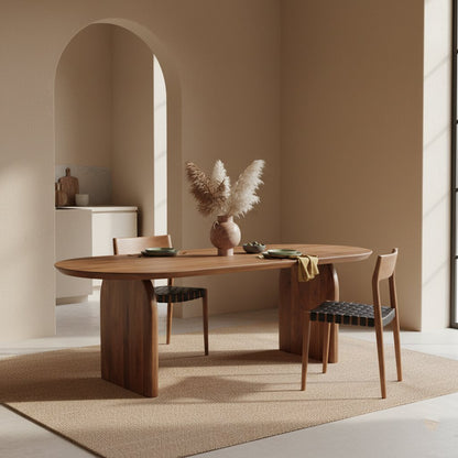 Bullnose Esstisch Brown