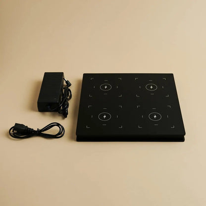 Kombi-Set Profi | 4 x wiederaufladbare Tischlampen mit Ladestation