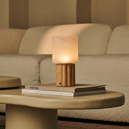 Frank Hellbraune wiederaufladbare Tischlampe