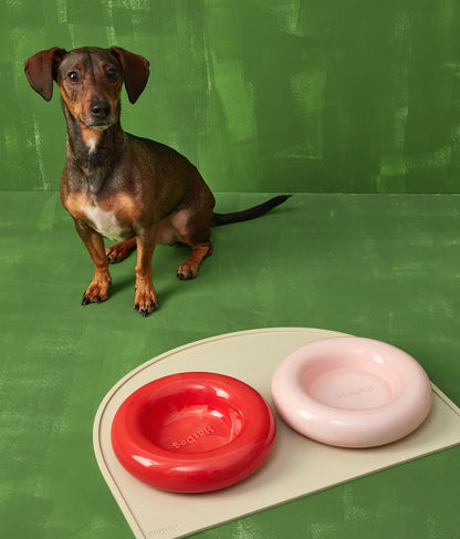 HotDog Pets Rosa Keramiknapf für Hunde