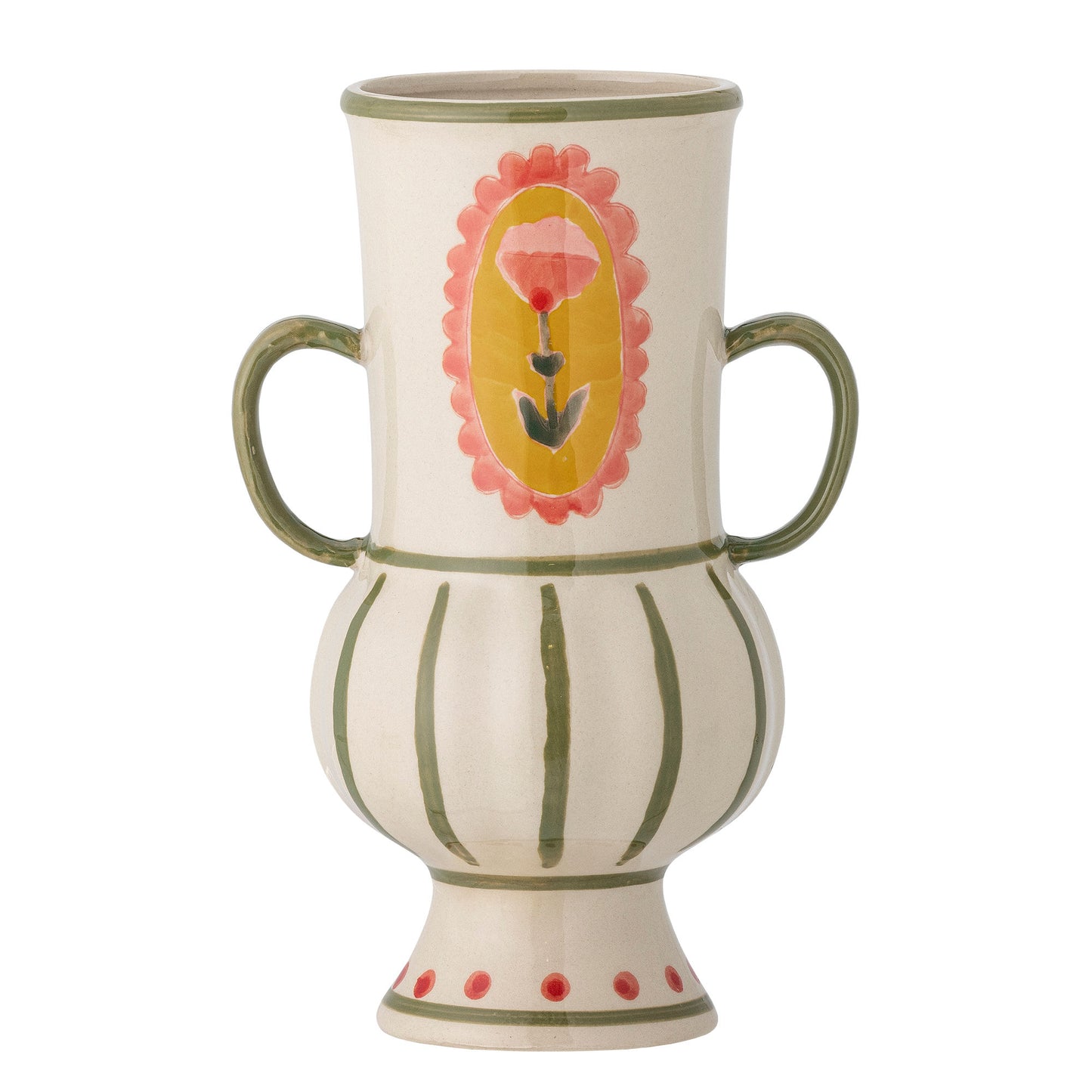 Bloomingville Odina Vase, Bunt, Steingut