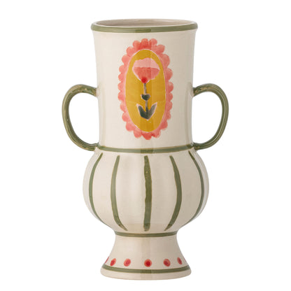 Bloomingville Odina Vase, Bunt, Steingut