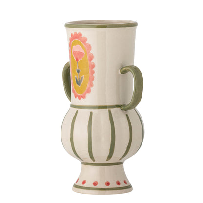 Bloomingville Odina Vase, Bunt, Steingut