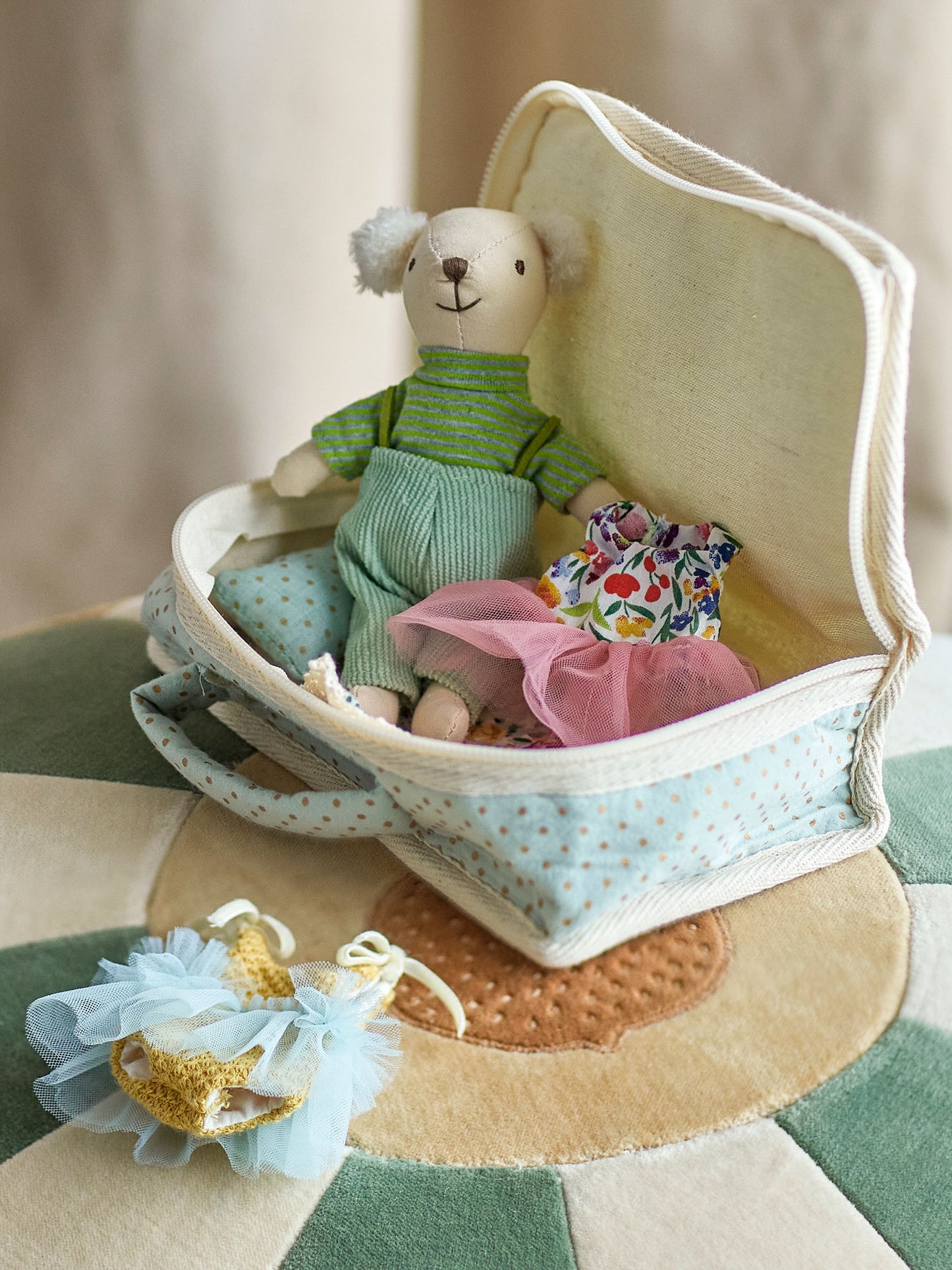 Bloomingville MINI Lara Puppe, Bunt, Polyester