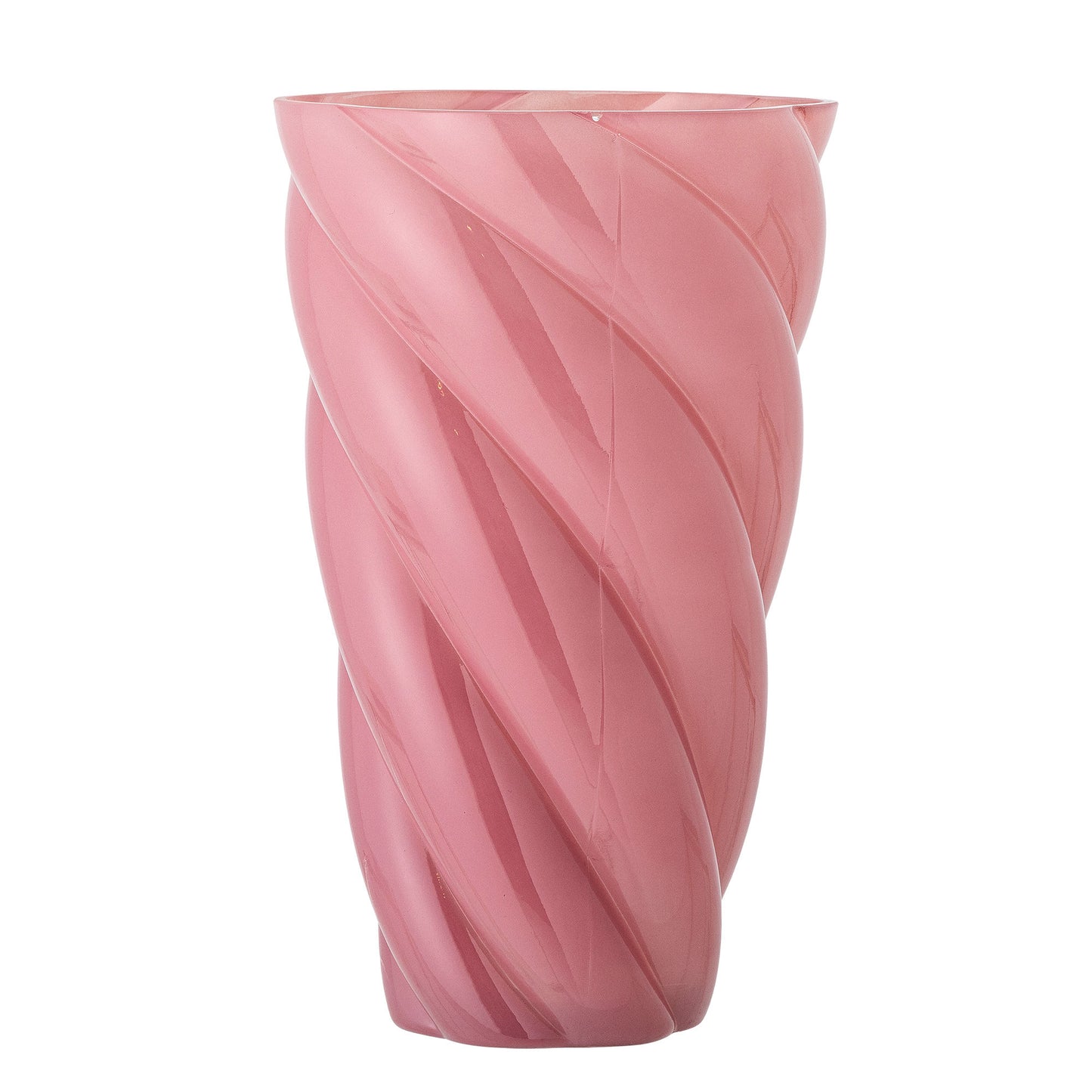 Bloomingville Callo Vase, Rose, Glas