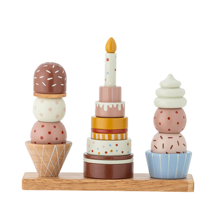 Bloomingville MINI Celebrate Aktivitätsspielzeug, Bunt, FSC®100%, Beech