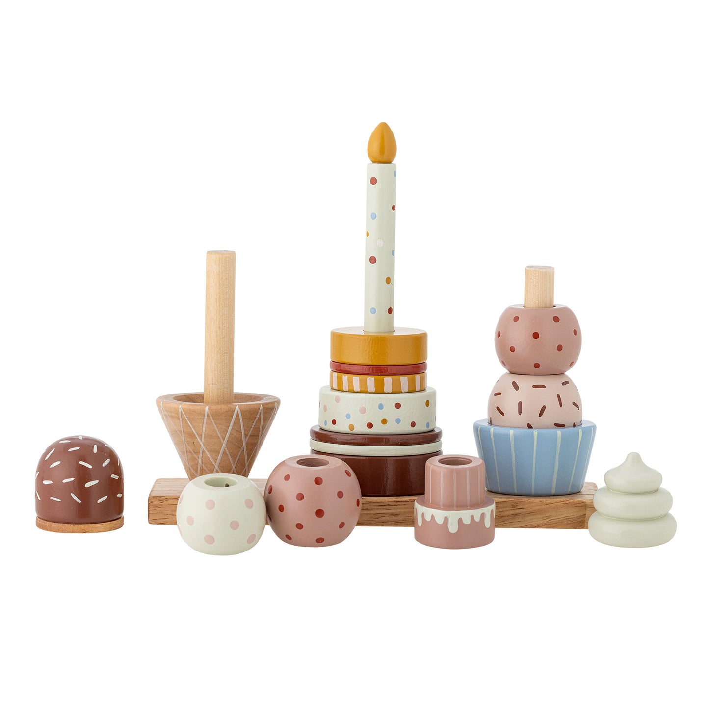 Bloomingville MINI Celebrate Aktivitätsspielzeug, Bunt, FSC®100%, Beech