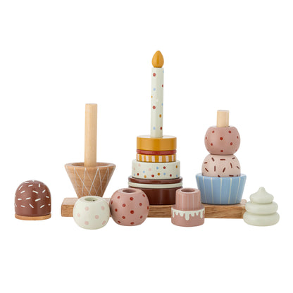 Bloomingville MINI Celebrate Aktivitätsspielzeug, Bunt, FSC®100%, Beech