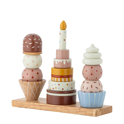 Bloomingville MINI Celebrate Aktivitätsspielzeug, Bunt, FSC®100%, Beech