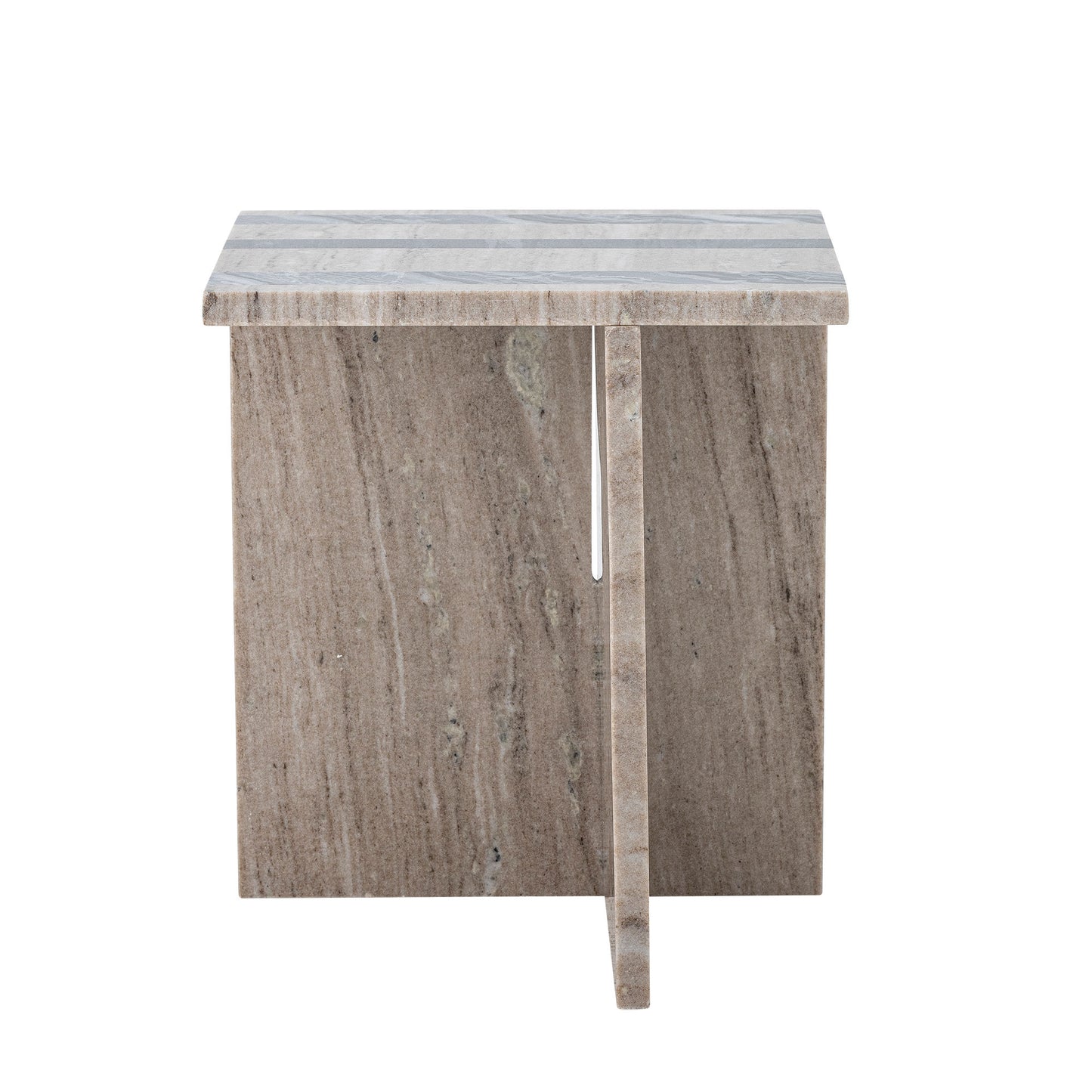 Bloomingville Clea Beistelltisch, Braun, Marmor
