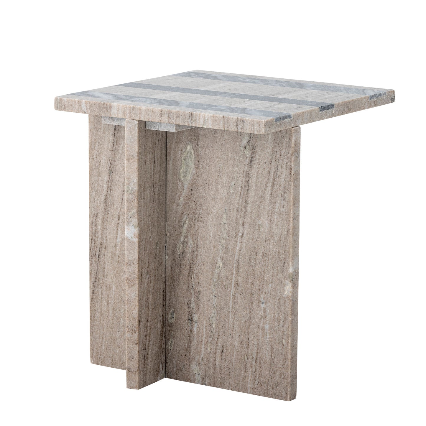 Bloomingville Clea Beistelltisch, Braun, Marmor