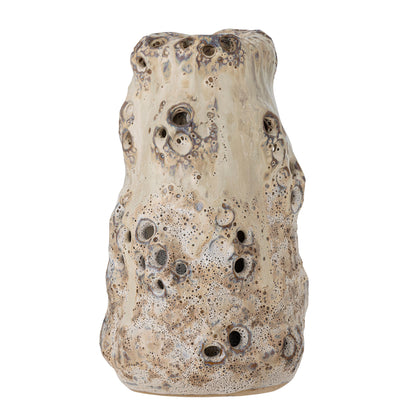 Bloomingville Noble Vase, Natur, Steingut
