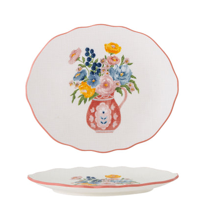 Bloomingville Dorothy Teller, Bunt, Steingut
