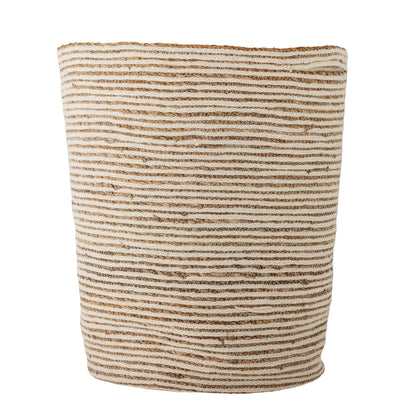 Bloomingville Selena Korb, Weiß, Jute