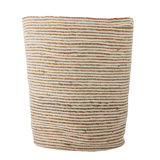 Bloomingville Selena Korb, Weiß, Jute