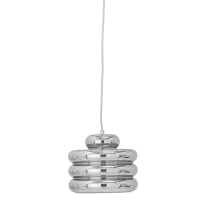 Bloomingville Spike Hängeleuchte, Silber, Glas