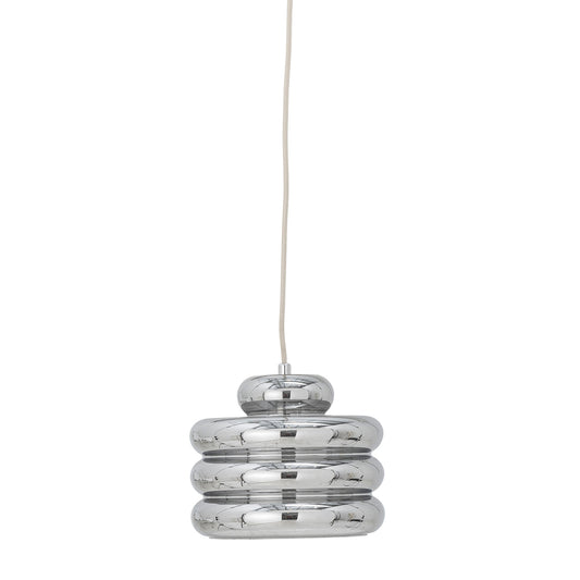 Bloomingville Spike Hängeleuchte, Silber, Glas
