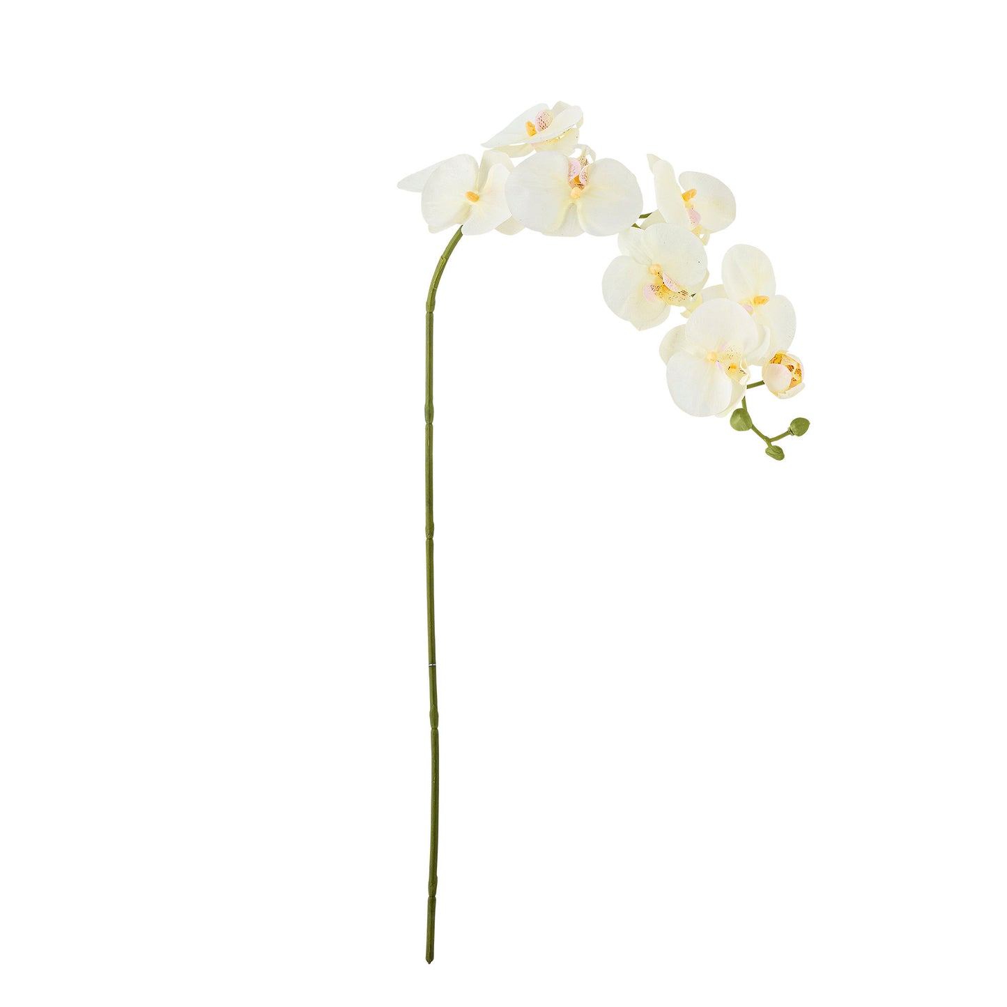 Bloomingville Orchid Stiel, Weiß, Künstliche Blumen