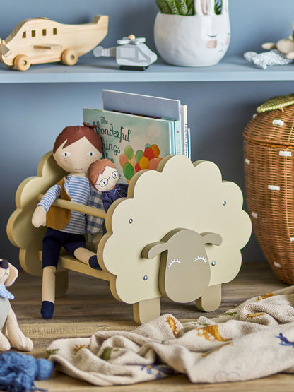 Bloomingville MINI Dolly Bücherständer, Grün, FSC®100%, MDF