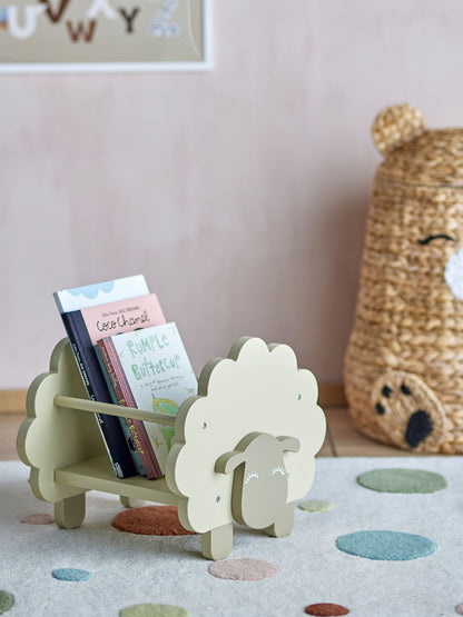 Bloomingville MINI Dolly Bücherständer, Grün, FSC®100%, MDF