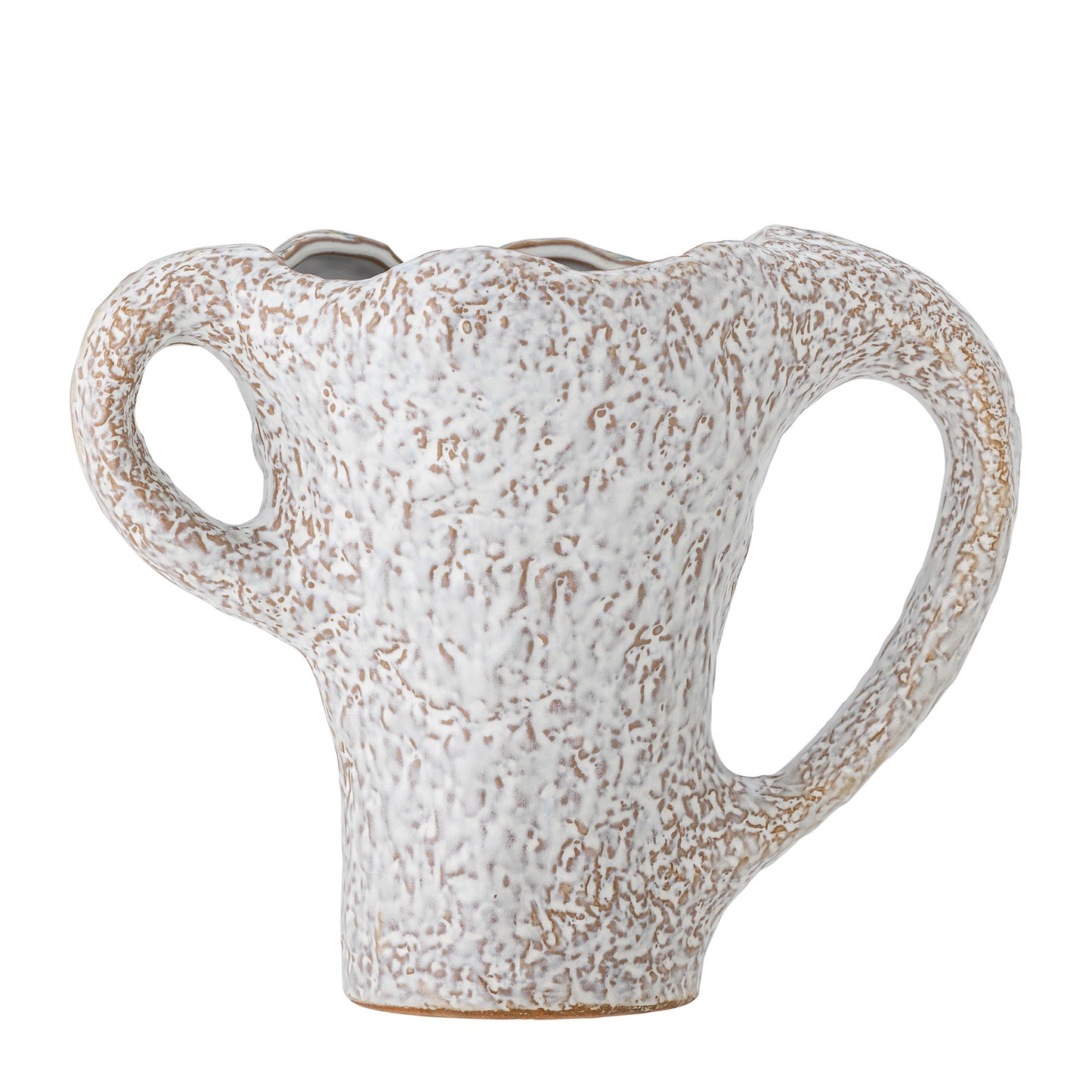 Bloomingville Ledger Vase, Grün, Steingut
