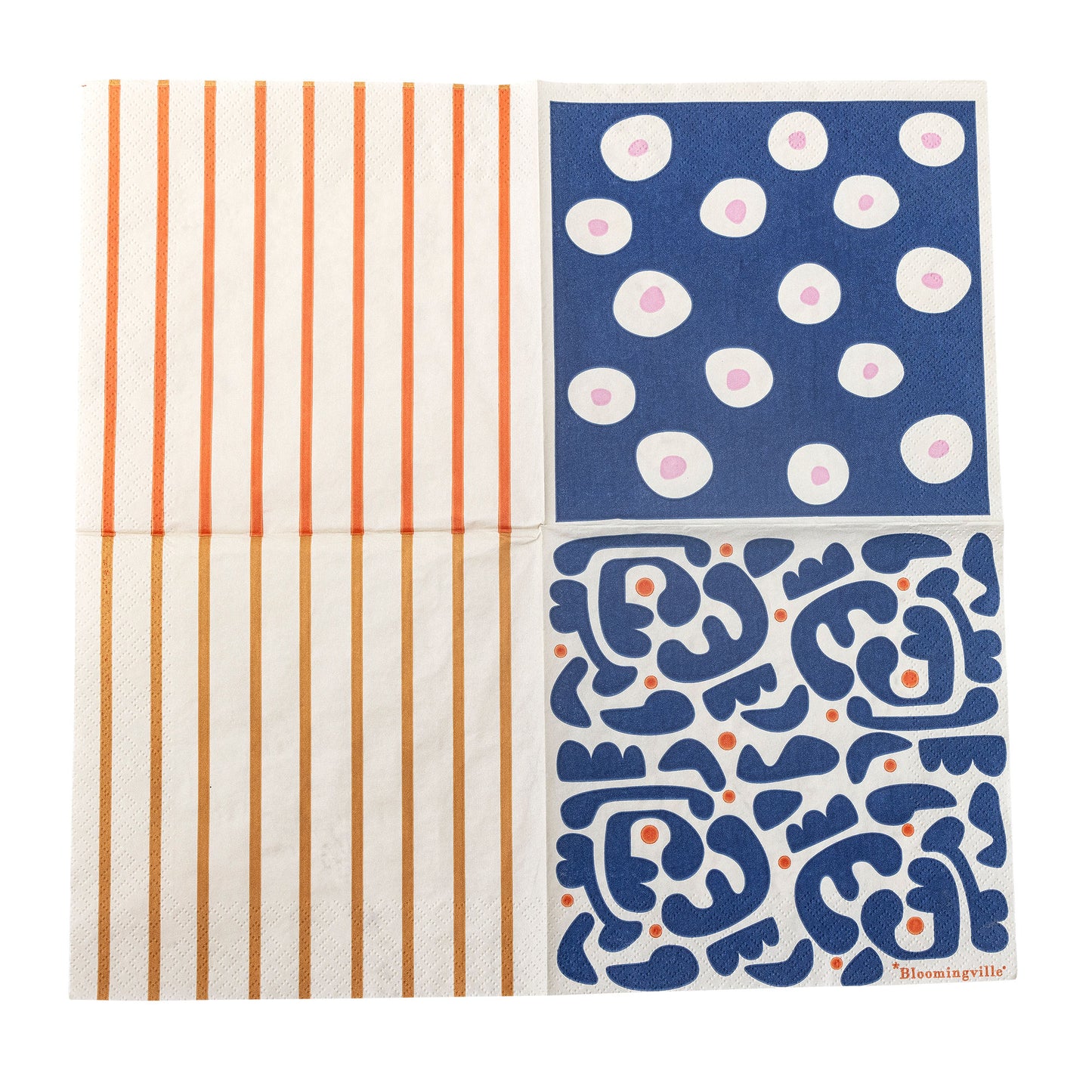 Bloomingville Eviaya Serviette, Bunt, FSC®Mix, Paper