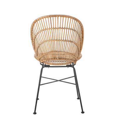Bloomingville Fiore Esszimmerstuhl, Natur, Rattan