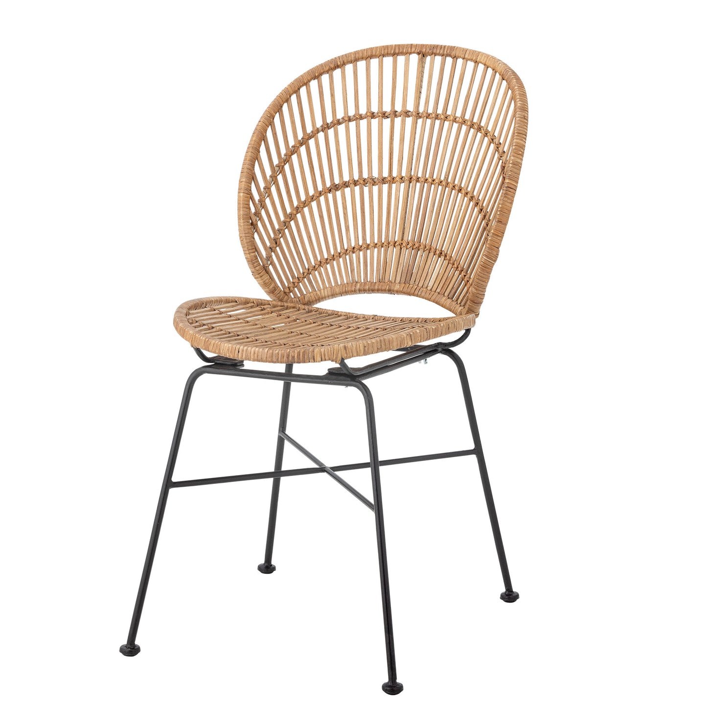 Bloomingville Fiore Esszimmerstuhl, Natur, Rattan